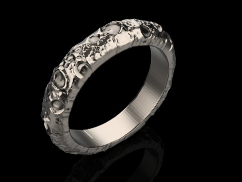 Moon ring model 832 3D Print Model