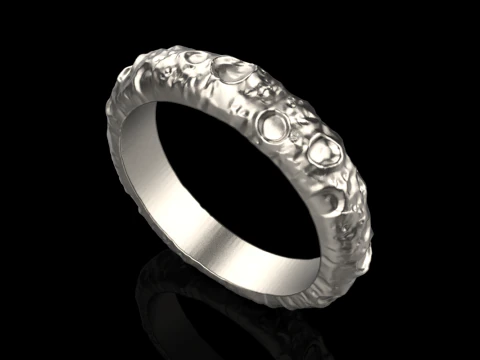 Moon ring model 832 3D Print Model