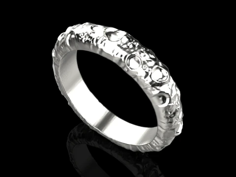 Moon ring model 832 3D Print Model