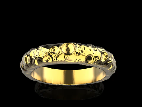 Moon ring model 832 3D Print Model
