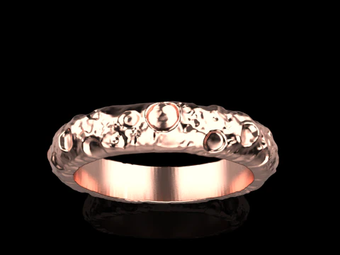 Moon ring model 832 3D Print Model