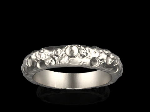 Moon ring model 832 3D Print Model