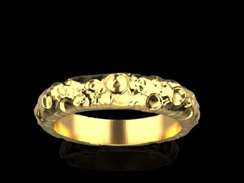 Moon ring model 832 3D Print Model