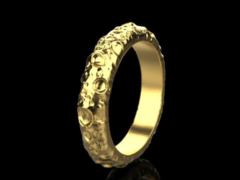 Moon ring model 832 3D Print Model