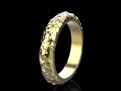 Moon ring model 832 3D Print Model