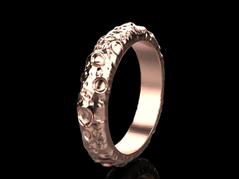 Moon ring model 832 3D Print Model