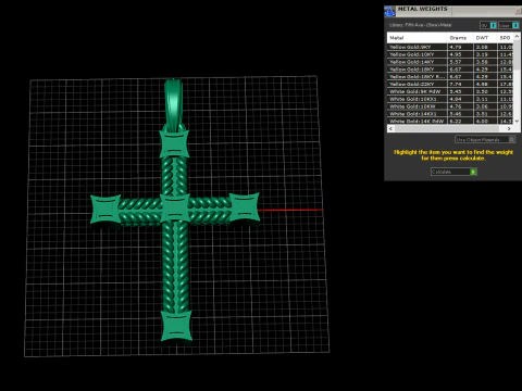 Rope cross model 831 3D Print Model