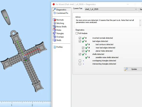 Rope cross model 831 3D Print Model