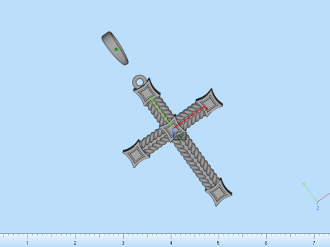 Rope cross model 831 Model Cetak 3D