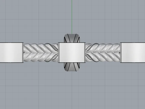 Rope cross model 831 3D Print Model