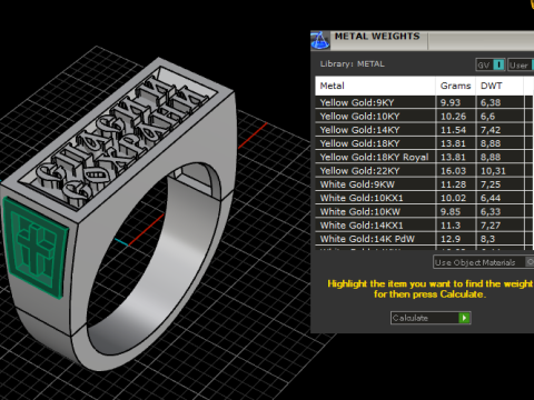 Signet ring save and protect model 830 3D Принт Модель
