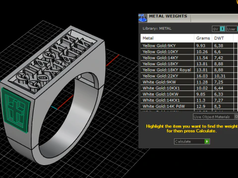 Signet ring save and protect model 830 3D Print Model