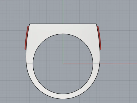 Signet ring save and protect model 830 3D Print Model