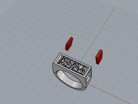 Signet ring save and protect model 830 3D Принт Модель