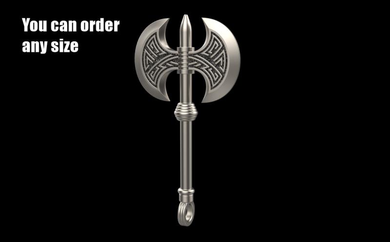 Axe pendant model 827 Modello di stampa 3D .c4d .max .obj .3ds .fbx .stl .blend 