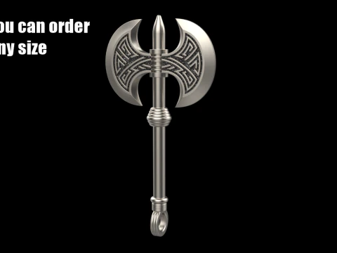 Підвіска для сокири модель 827 3D Принт Модель