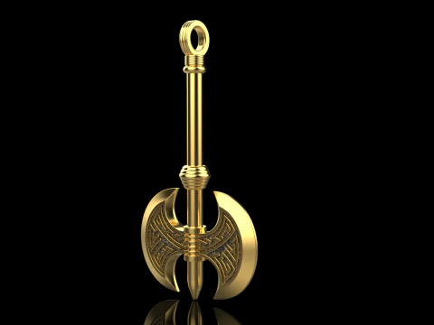 Axe pendant model 827 3D Print Model