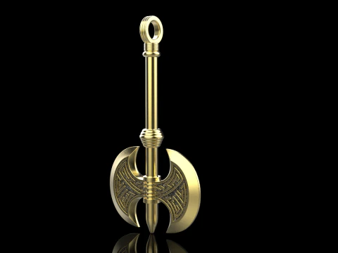 Axe pendant model 827 3D Print Model