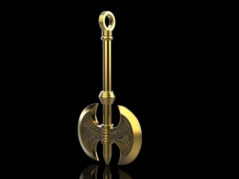 Axe pendant model 827 Modello di stampa 3D