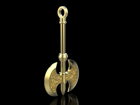 Axe pendant model 827 Modello di stampa 3D