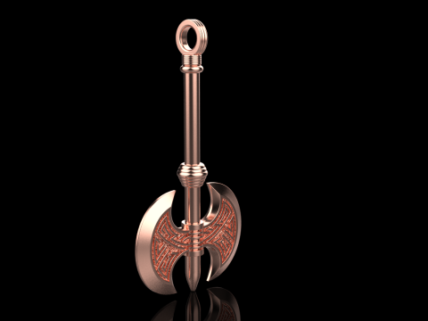 Axe pendant model 827 Modello di stampa 3D
