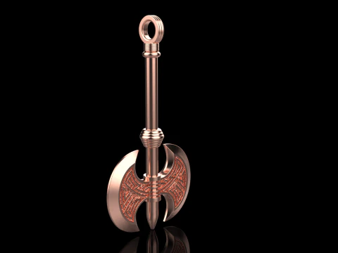 Axe pendant model 827 3D Print Model