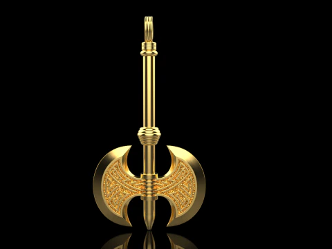 Axe pendant model 827 3D Print Model