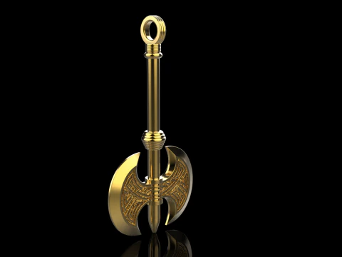 Axe pendant model 827 3D Print Model
