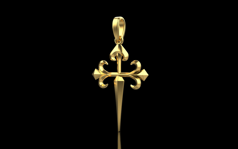Cross model 826 3D प्रिंट मॉडल .c4d .max .obj .3ds .fbx .stl .blend