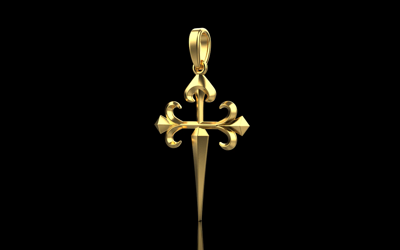 Cross model 826 3D Print Model .c4d .max .obj .3ds .fbx .stl .blend 