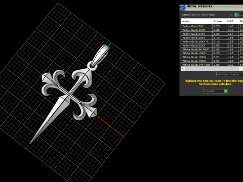Cross model 826 3D Print Model