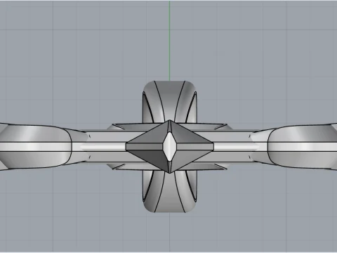 Cross model 826 3D Print Model