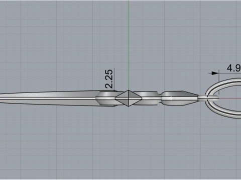 Cross model 826 3D Print Model