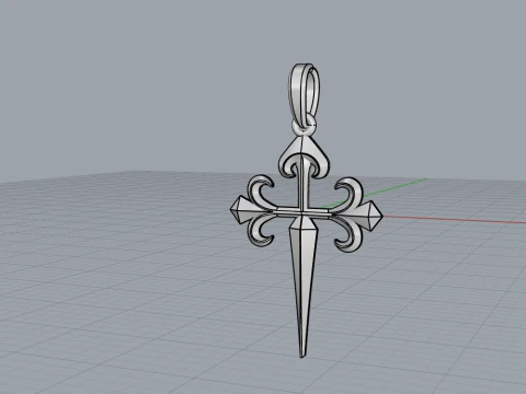 Cross model 826 3D Print Model