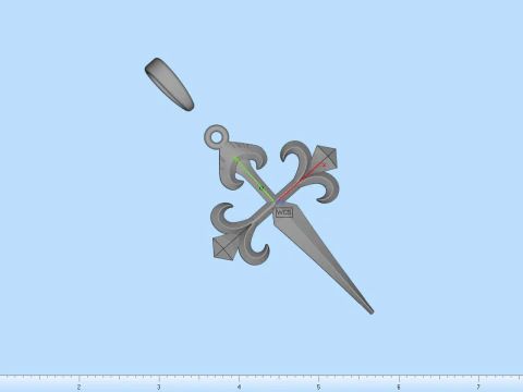 Cross model 826 3D Print Model