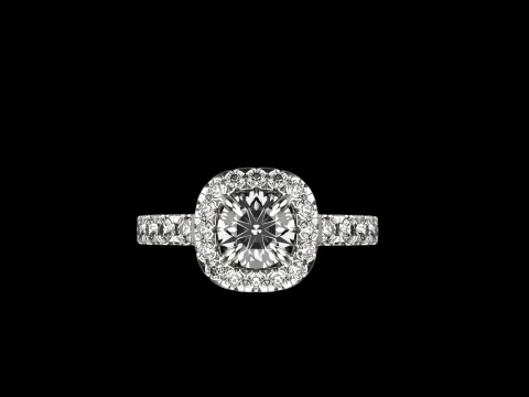 婚約指輪 モデル 825 3Dプリントモデル