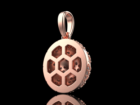 Football ball pendant model 823 3Dプリントモデル