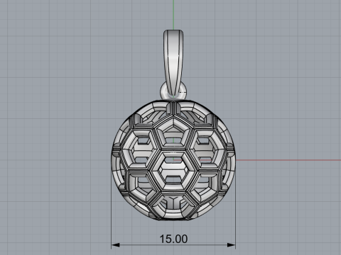 Подвеска «Футбольный мяч», модель 822 3D Принт Модель