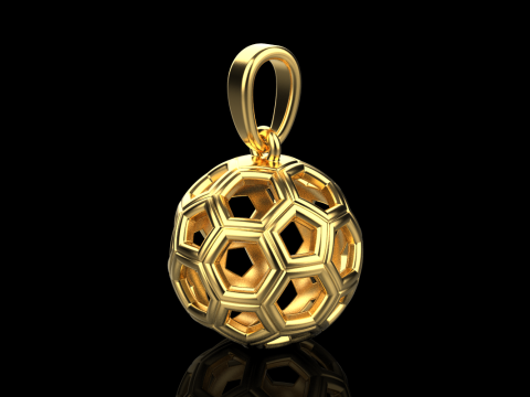 Подвеска «Футбольный мяч», модель 822 3D Принт Модель