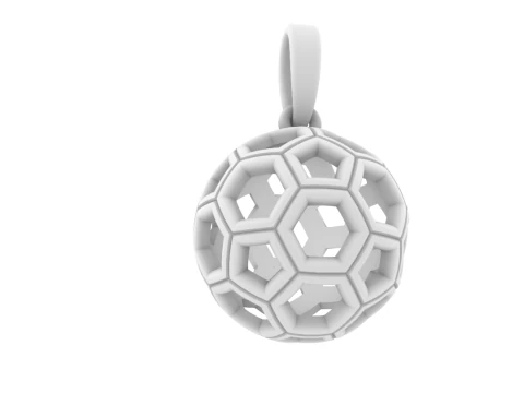 Football ball pendant model 822 3D Print Model