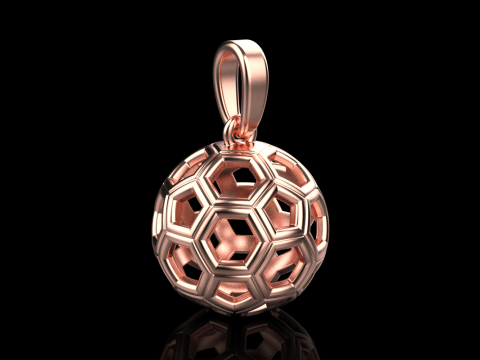Подвеска «Футбольный мяч», модель 822 3D Принт Модель