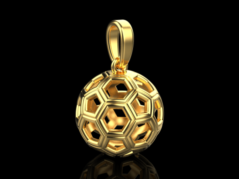 Подвеска «Футбольный мяч», модель 822 3D Принт Модель