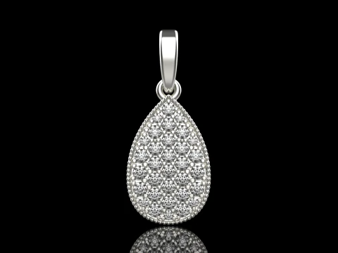 Pear shape pendant model 821 3D Print Model
