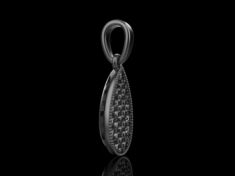 Pear shape pendant model 821 3D Print Model