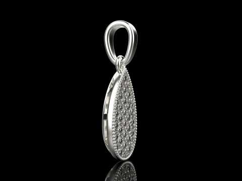 Pear shape pendant model 821 3D 打印模型