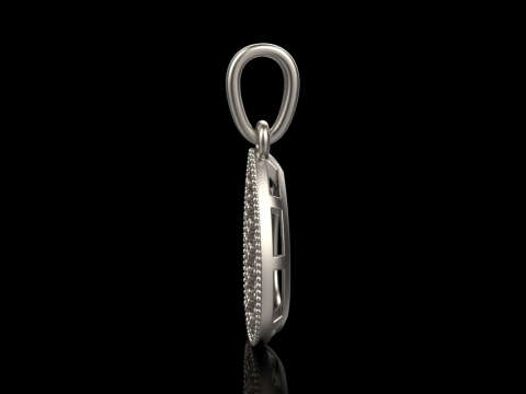 Pear shape pendant model 821 3D 打印模型