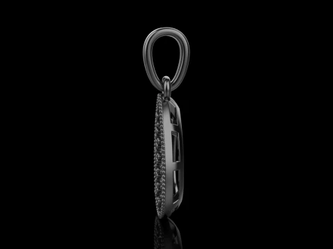 Pear shape pendant model 821 3D Print Model
