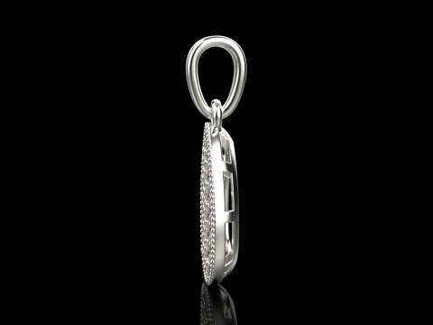 Pear shape pendant model 821 3D 打印模型
