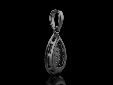 Pear shape pendant model 821 3D 打印模型