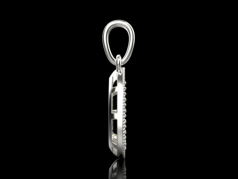 Pear shape pendant model 821 3D 打印模型